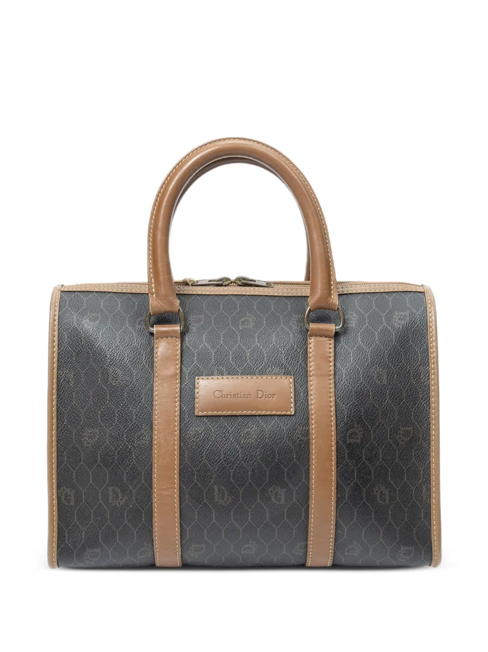 Christian Dior Pre-Owned Honeycomb Boston tote bag - Schwarz