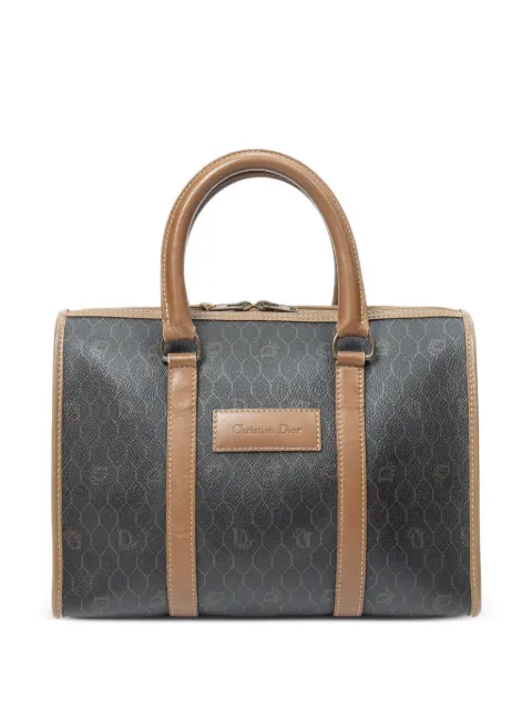 Christian Dior Pre-Owned Honeycomb Boston tote bag