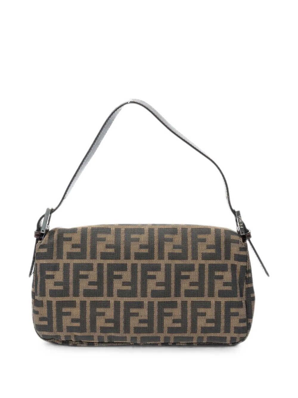 Fendi Pre-Owned Zucca Baguette schoudertas Bruin