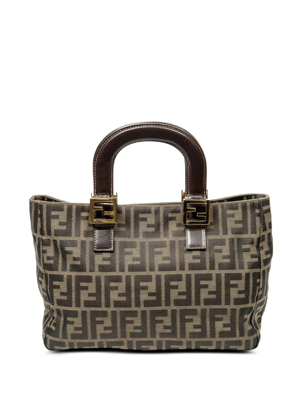 Fendi Pre-Owned small Zucca-pattern tote bag - Brown