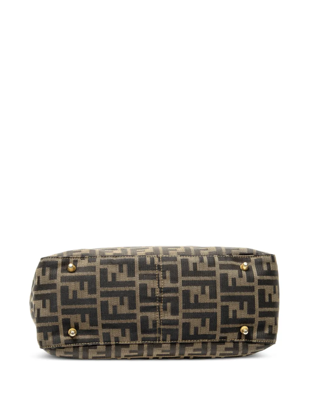 Fendi Pre-owned Small Zucca-pattern Tote Bag in Brown, view 4
