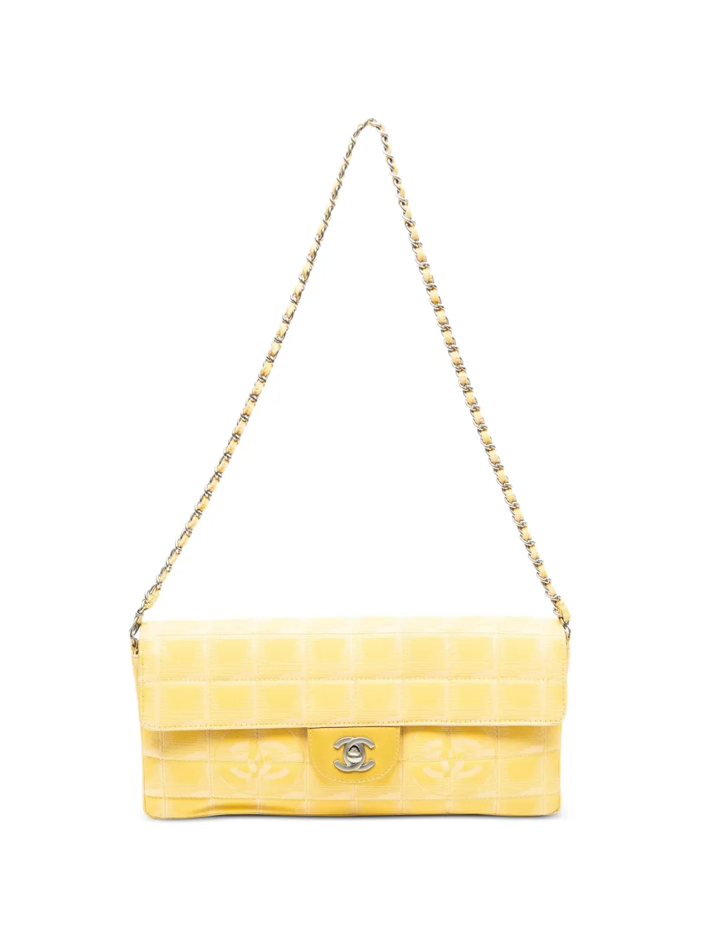 CHANEL Pre-Owned New Travel Line chain shoulder bag - Giallo