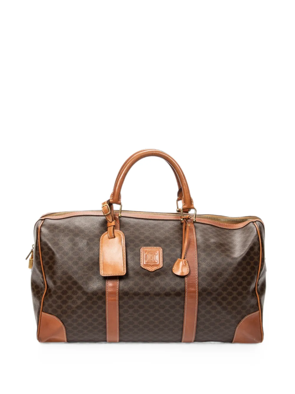Celine Pre-Owned Macadam Boston travel bag - Brown