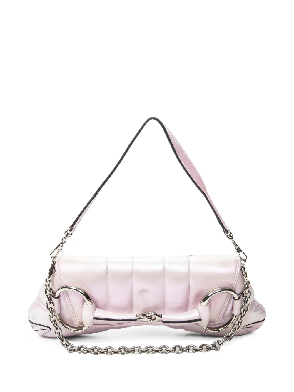 Gucci Pre-Owned medium Horsebit chain tote bag - Rosa