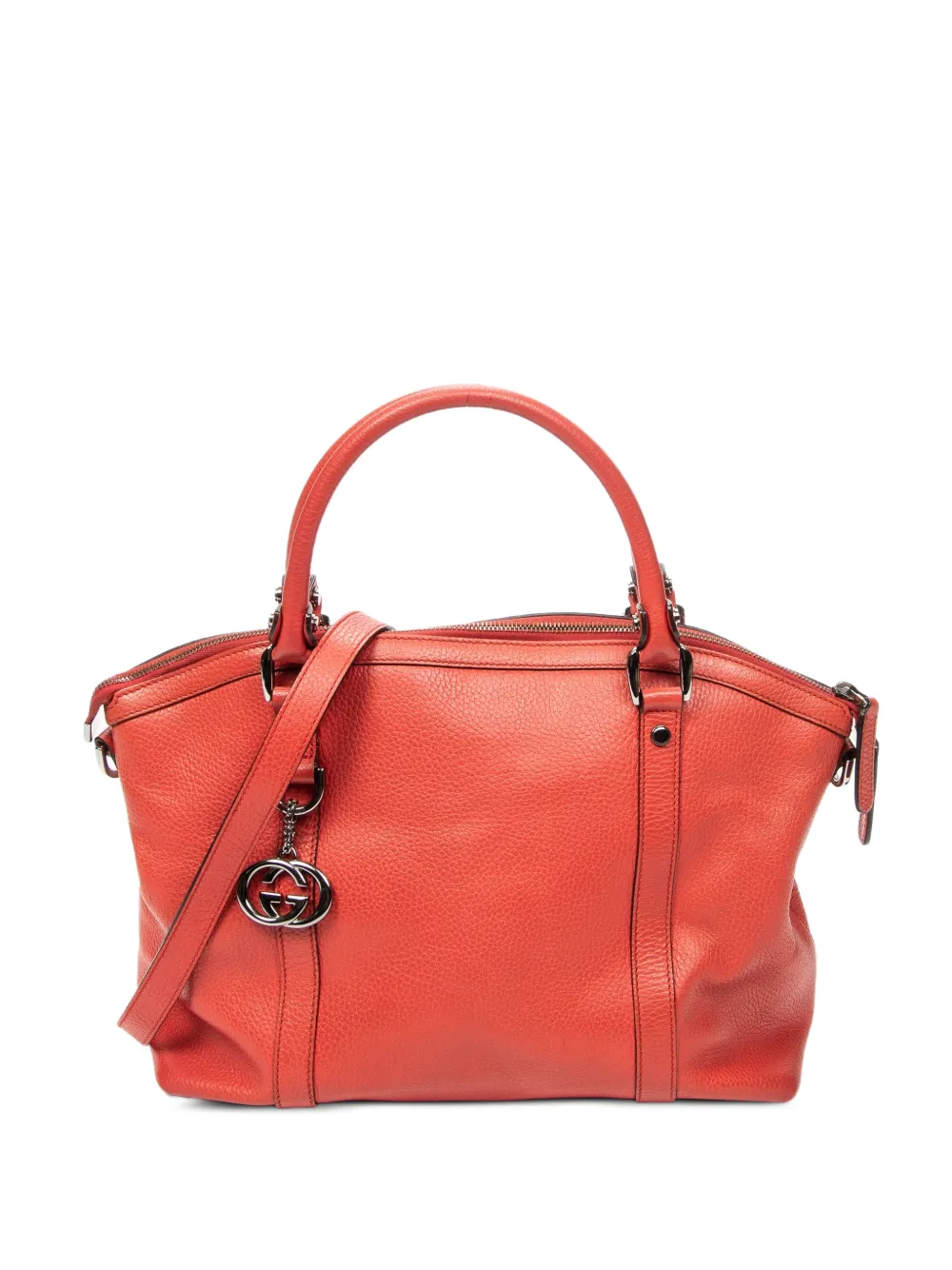 Gucci Pre-Owned GG charm tote bag - Rosso