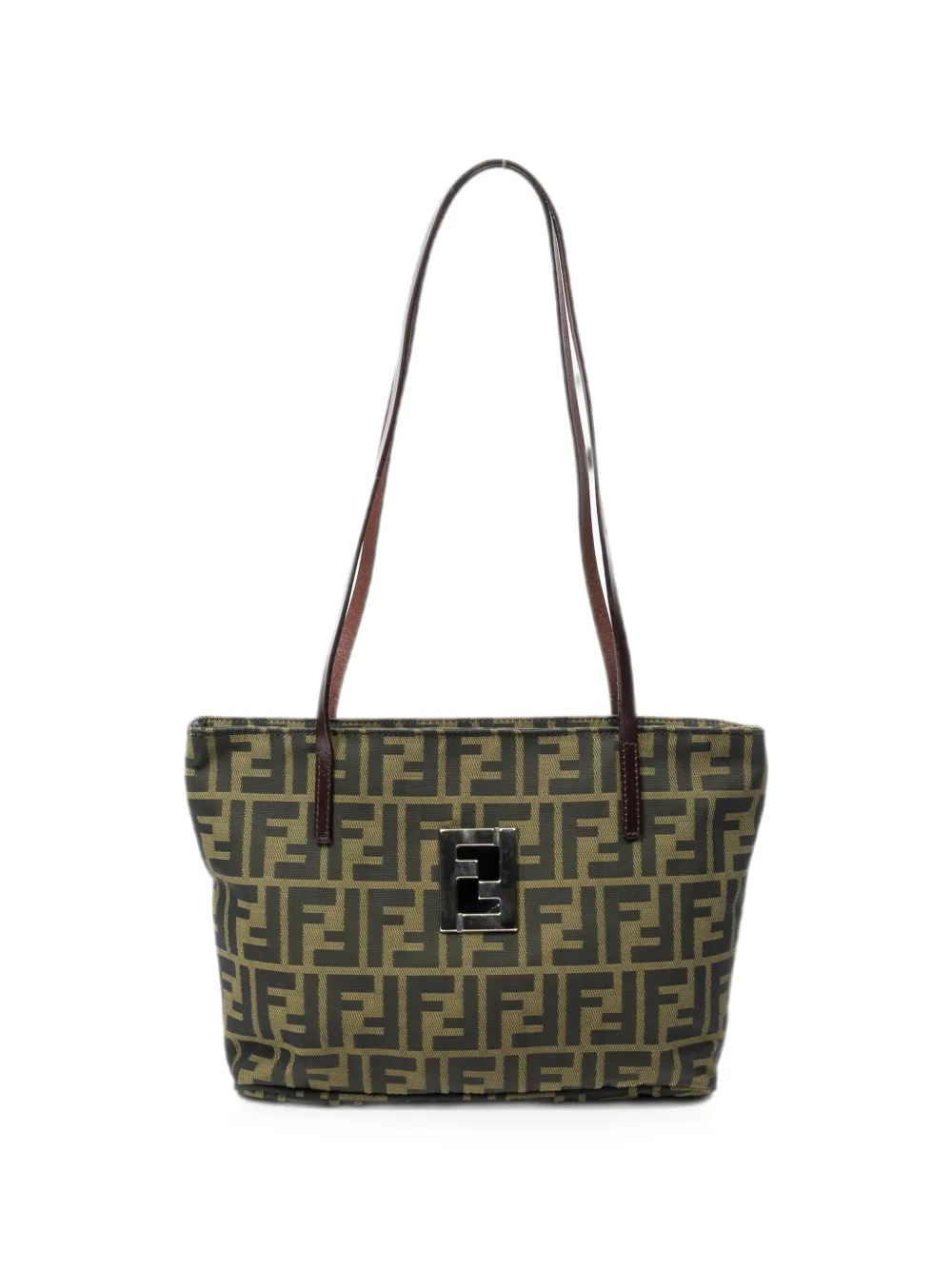 Fendi Pre-Owned Zucca shoulder bag - Marrone