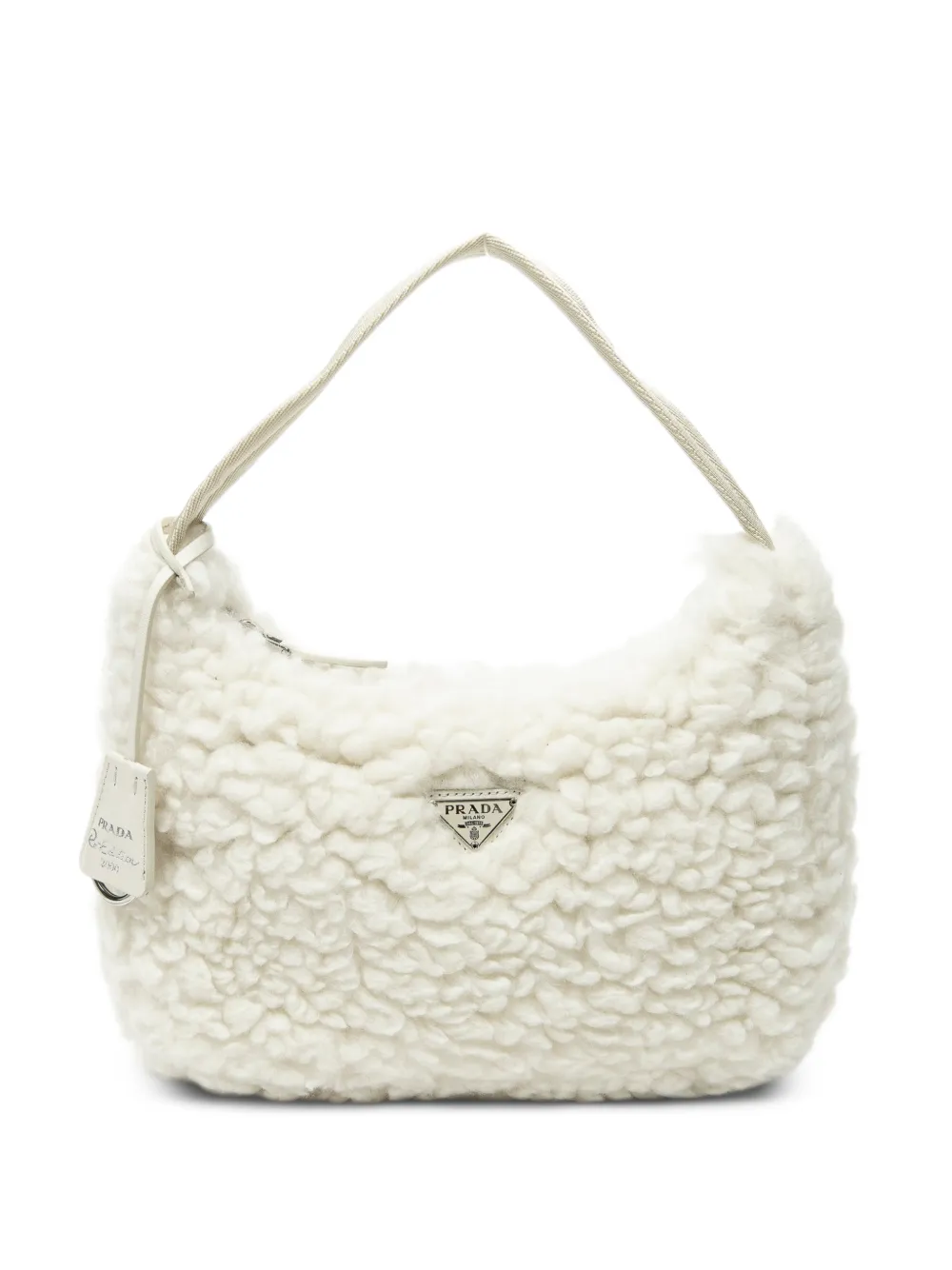 Prada Pre-Owned Re-Edition 2000 Schultertasche - Weiß