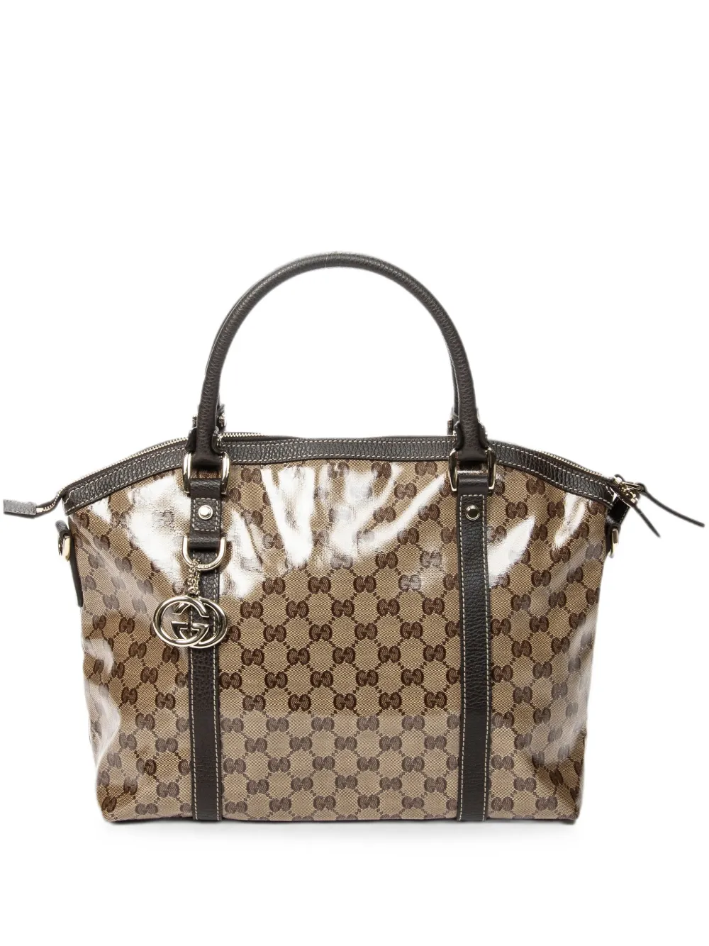 Gucci Pre-Owned GG Charm top handle bag - Nude