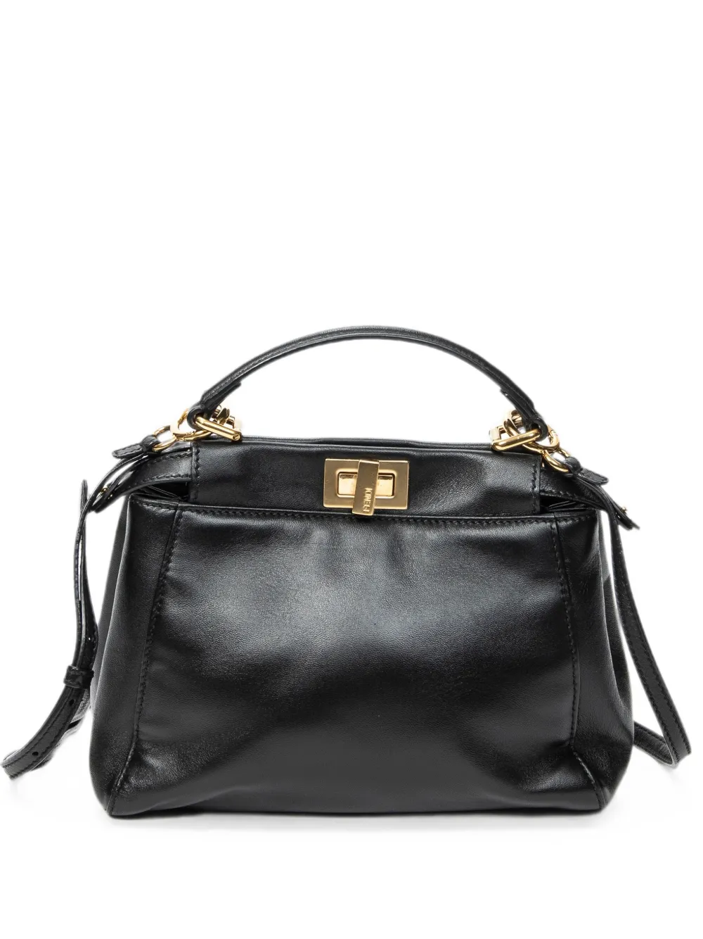 Fendi Pre-Owned Mini Peekaboo Tote Bag - Schwarz
