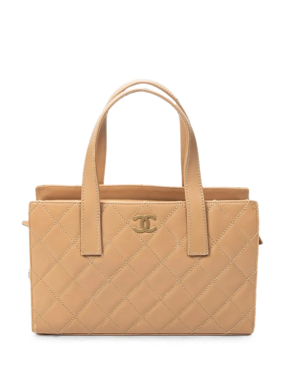 CHANEL Pre-Owned Wild Stitch CC tote bag - Toni neutri