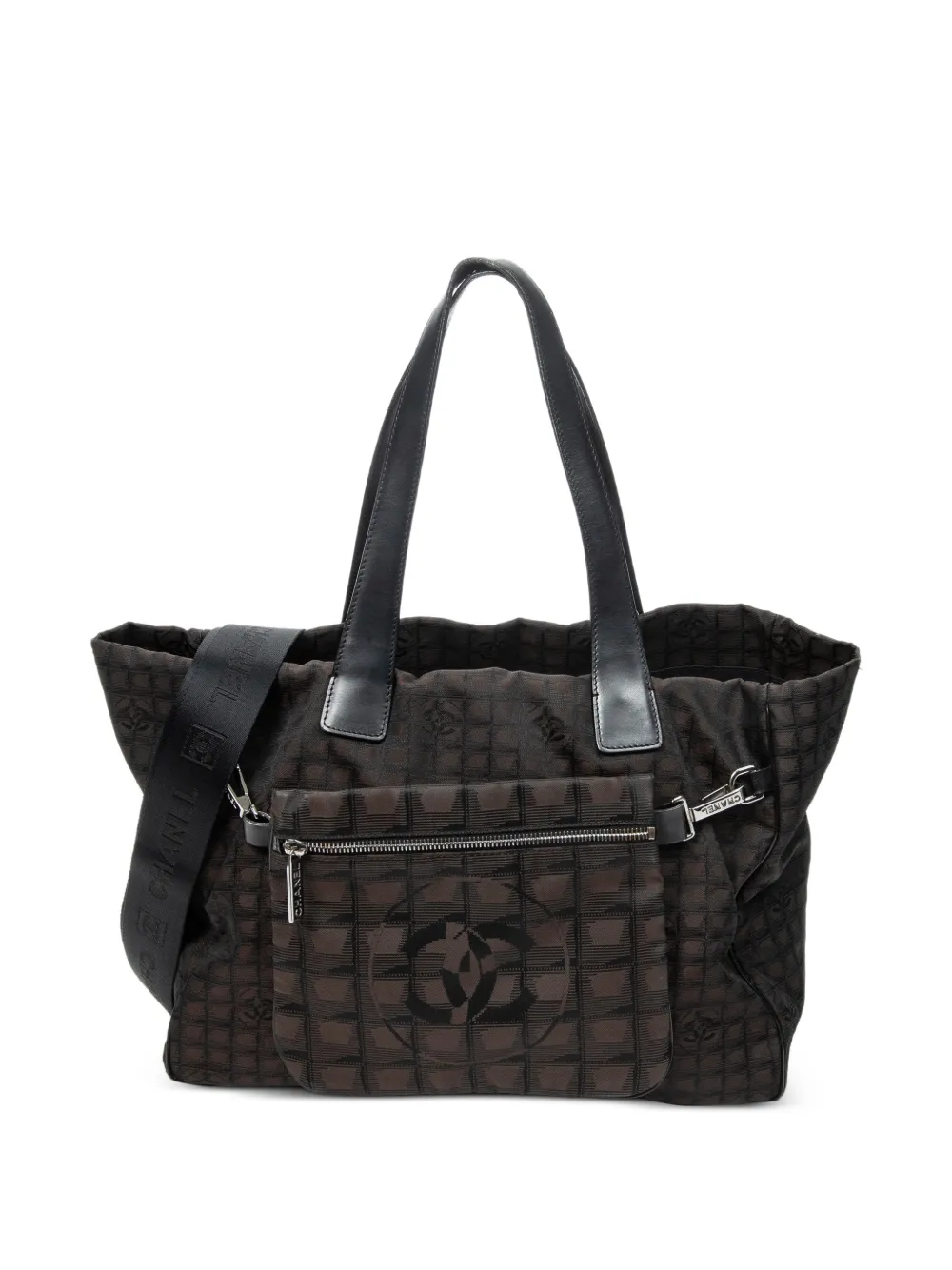 CHANEL Pre-Owned New Travel Line tote bag - Marrone