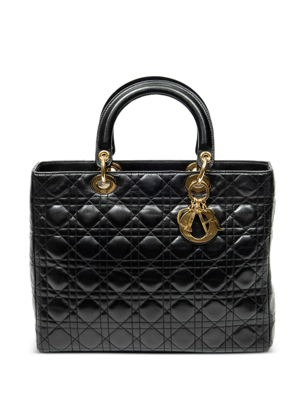Christian Dior Pre-Owned Borsa a spalla Lady Dior Cannage - Nero