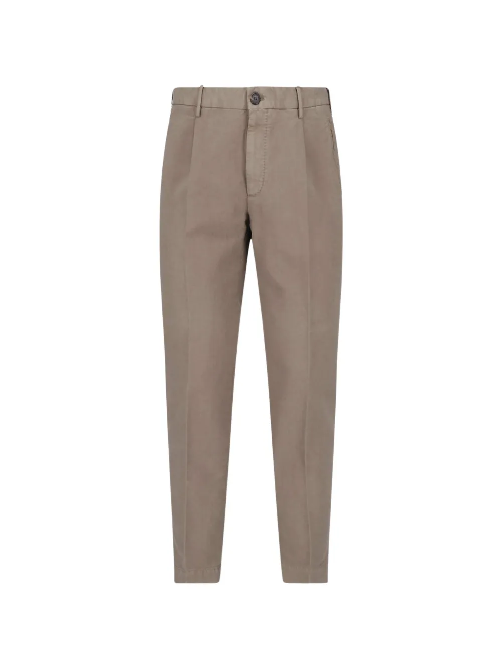 Incotex pleated straight-leg trousers - Toni neutri