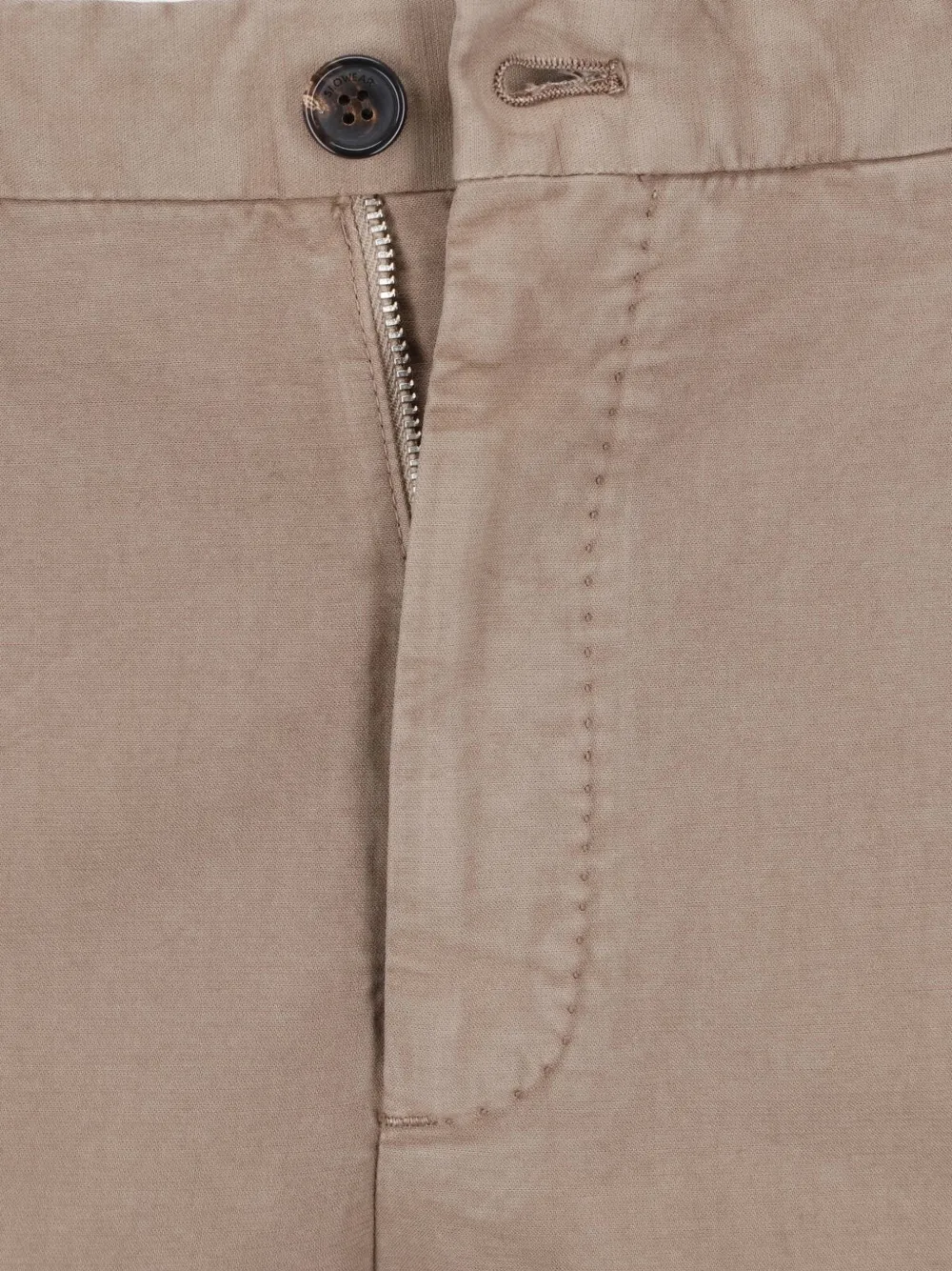 Incotex Straight plooibroek Beige