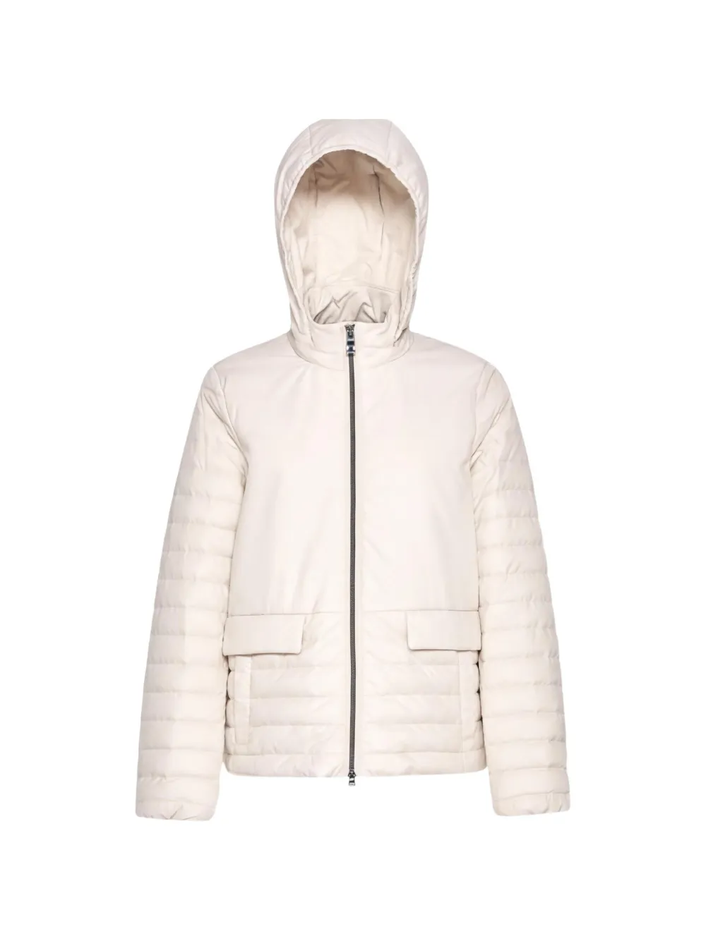 Geox Myluse quilted hooded jacket - Toni neutri