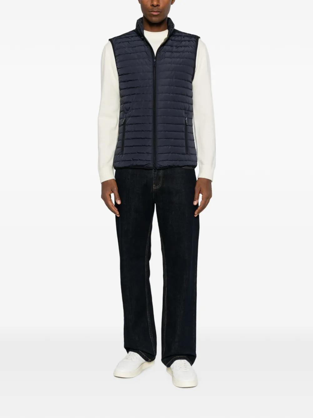 Geox Wilmer gewatteerde bodywarmer Blauw