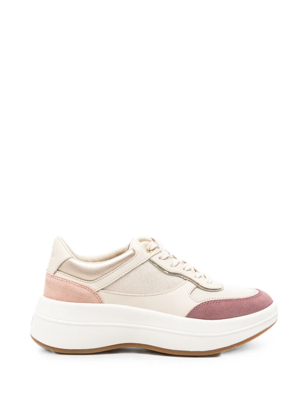 Geox Spherica Ecub-3 Sneakers - Nude