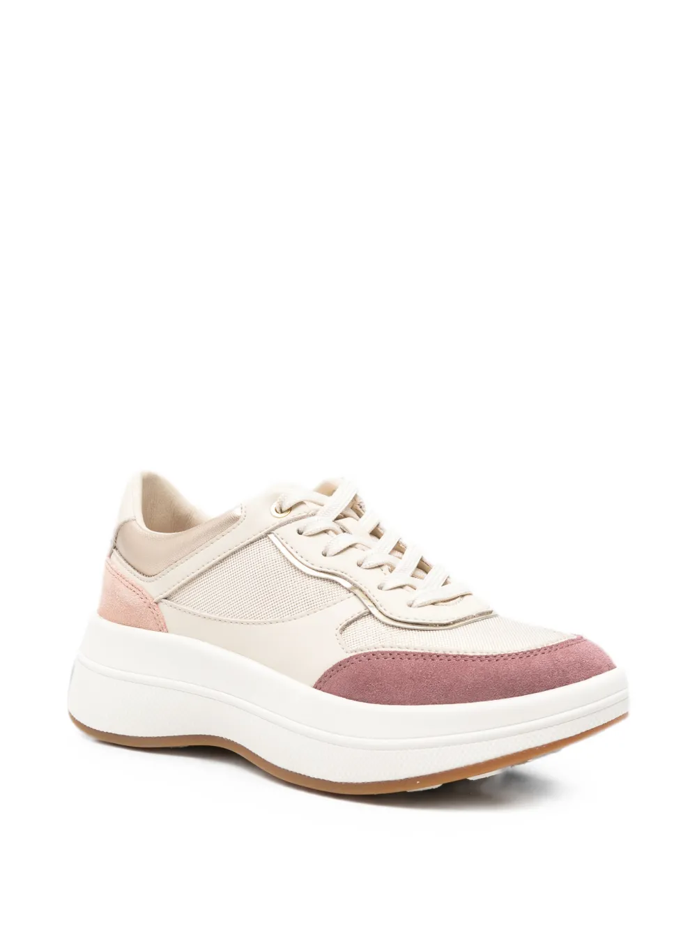 Geox Spherica Ecub-3 panelled sneakers Beige