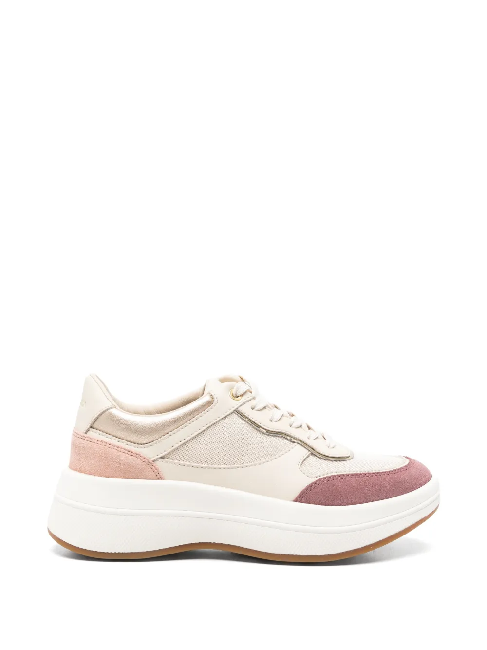 Geox Spherica Ecub-3 panelled sneakers Beige