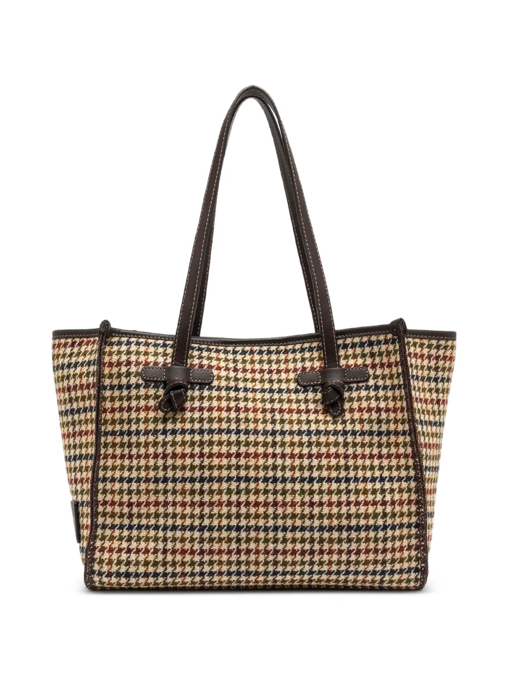 GIANNI CHIARINI Marcella medium houndstooth tote bag