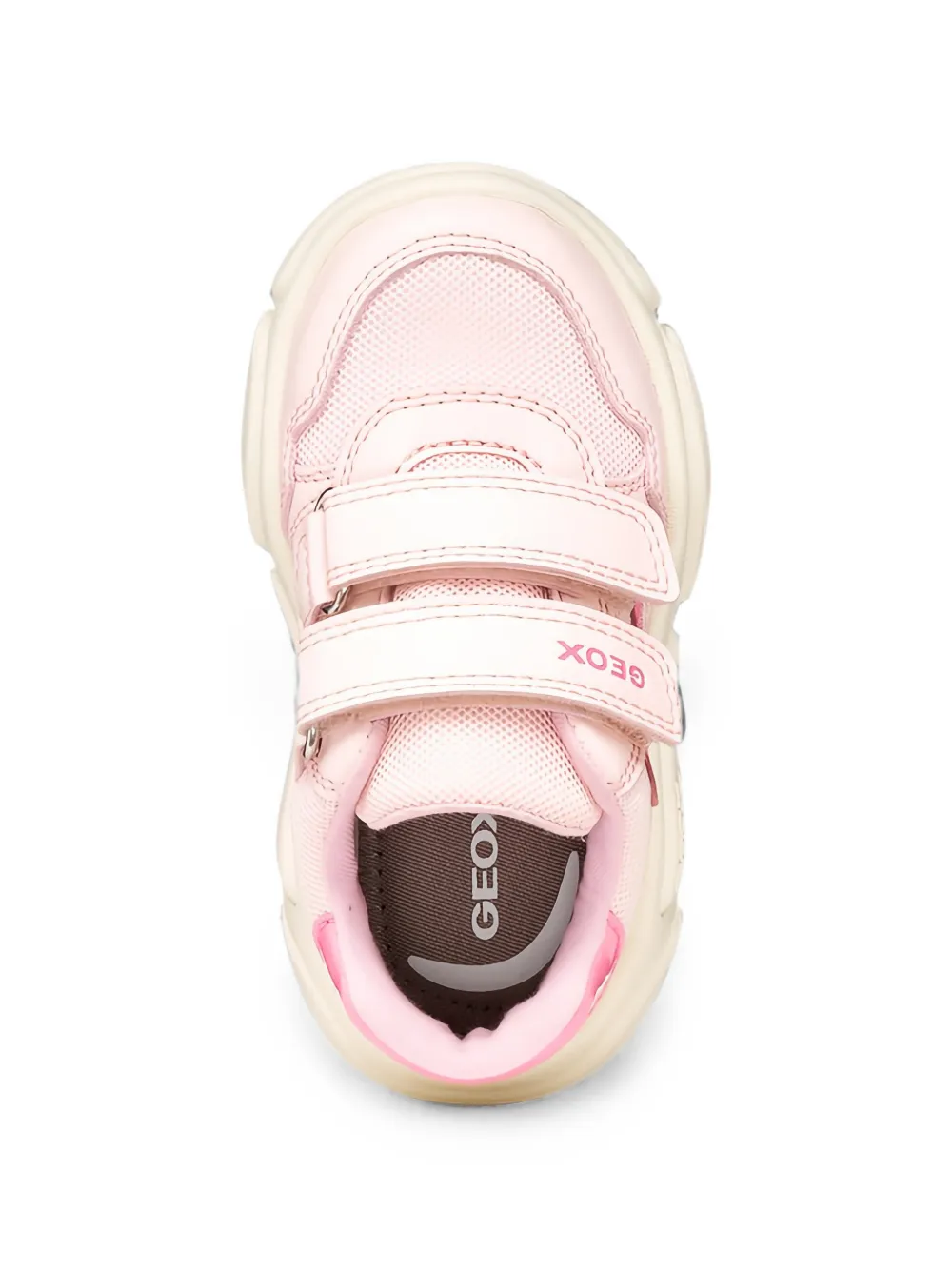 Geox Kids Ciufciuf star-patch touch-strap sneakers Roze