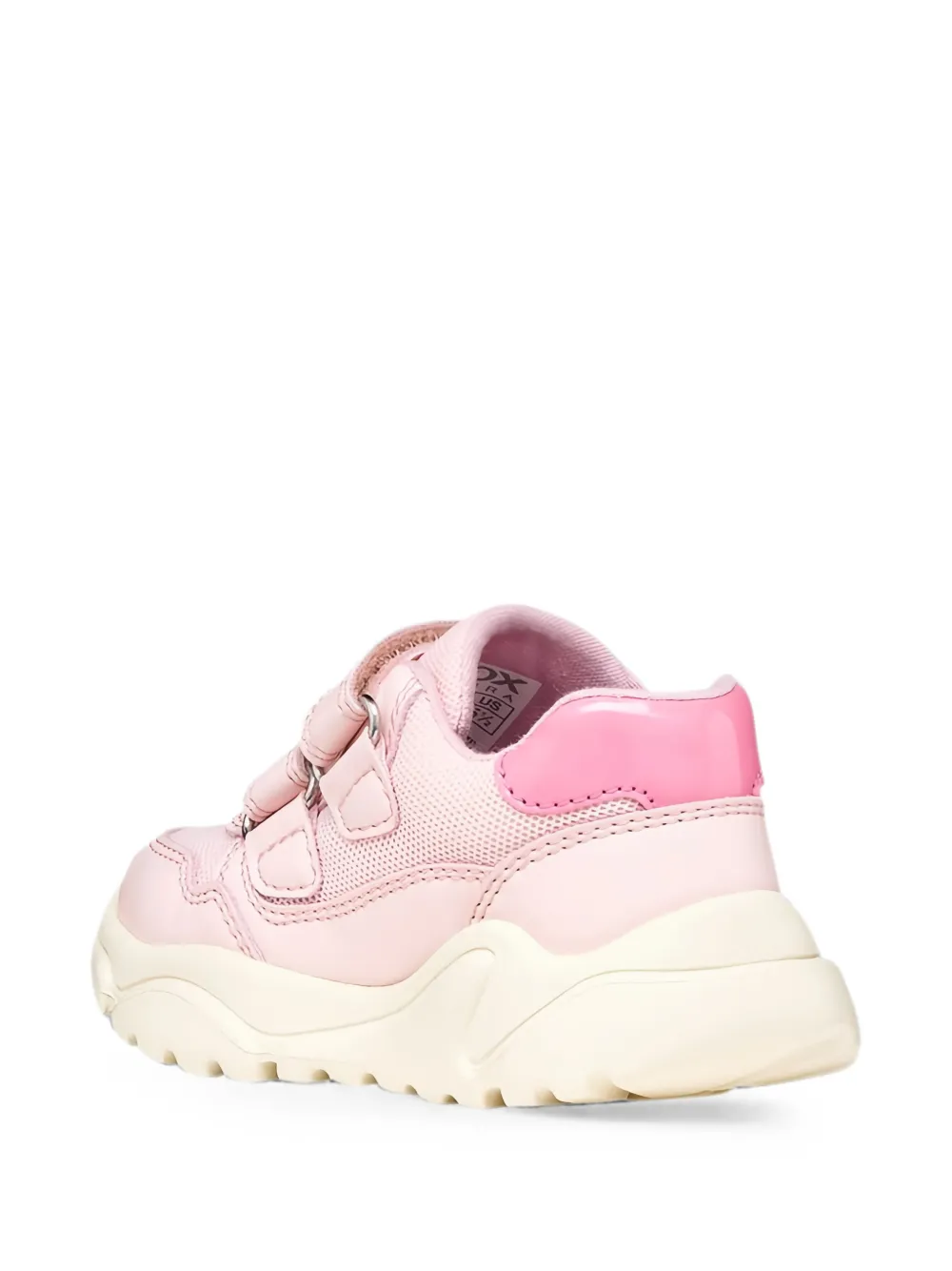 Geox Kids Ciufciuf star-patch touch-strap sneakers Roze