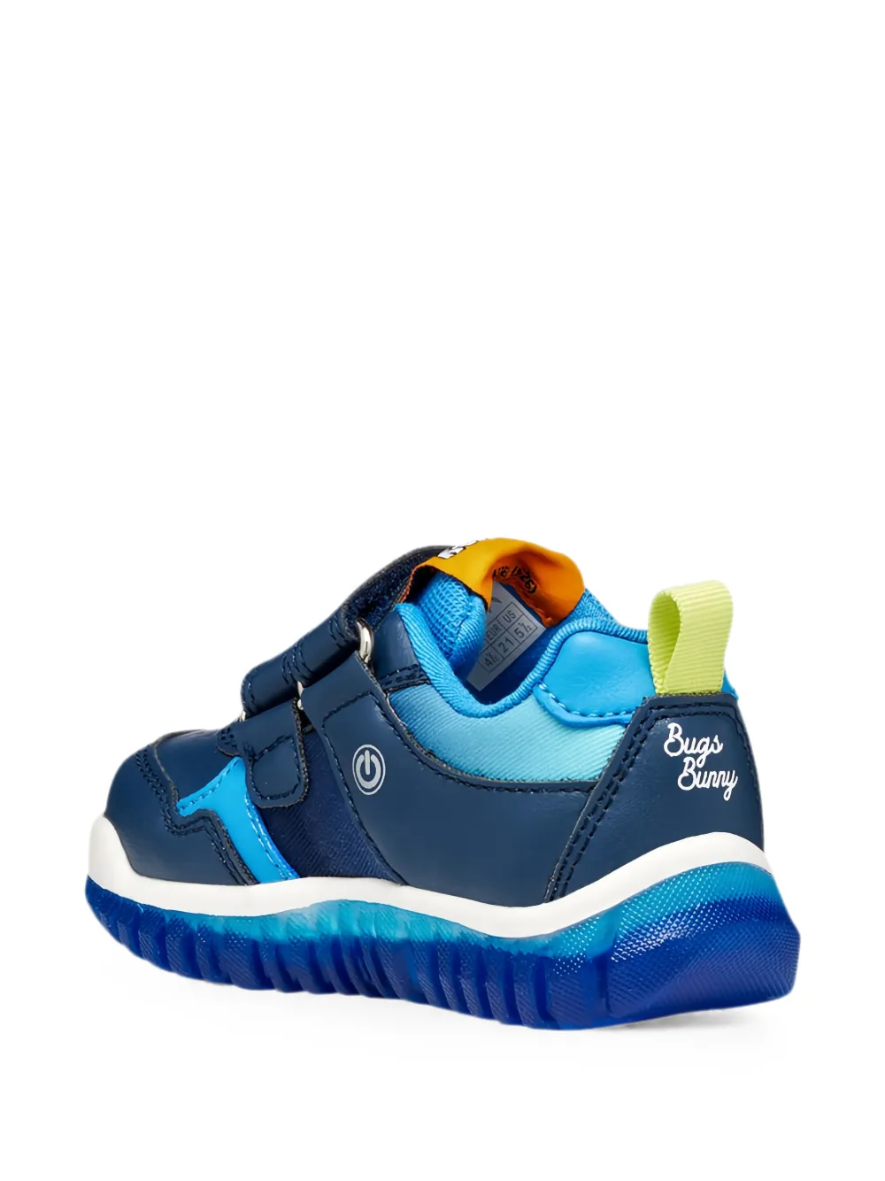 Geox Kids Lightyloo Bugs Bunny touch-strap sneakers Blauw
