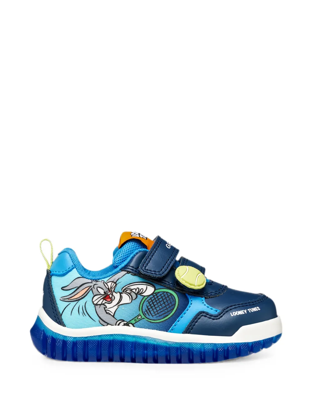 Geox Kids Lightyloo Bugs Bunny touch-strap sneakers Blauw