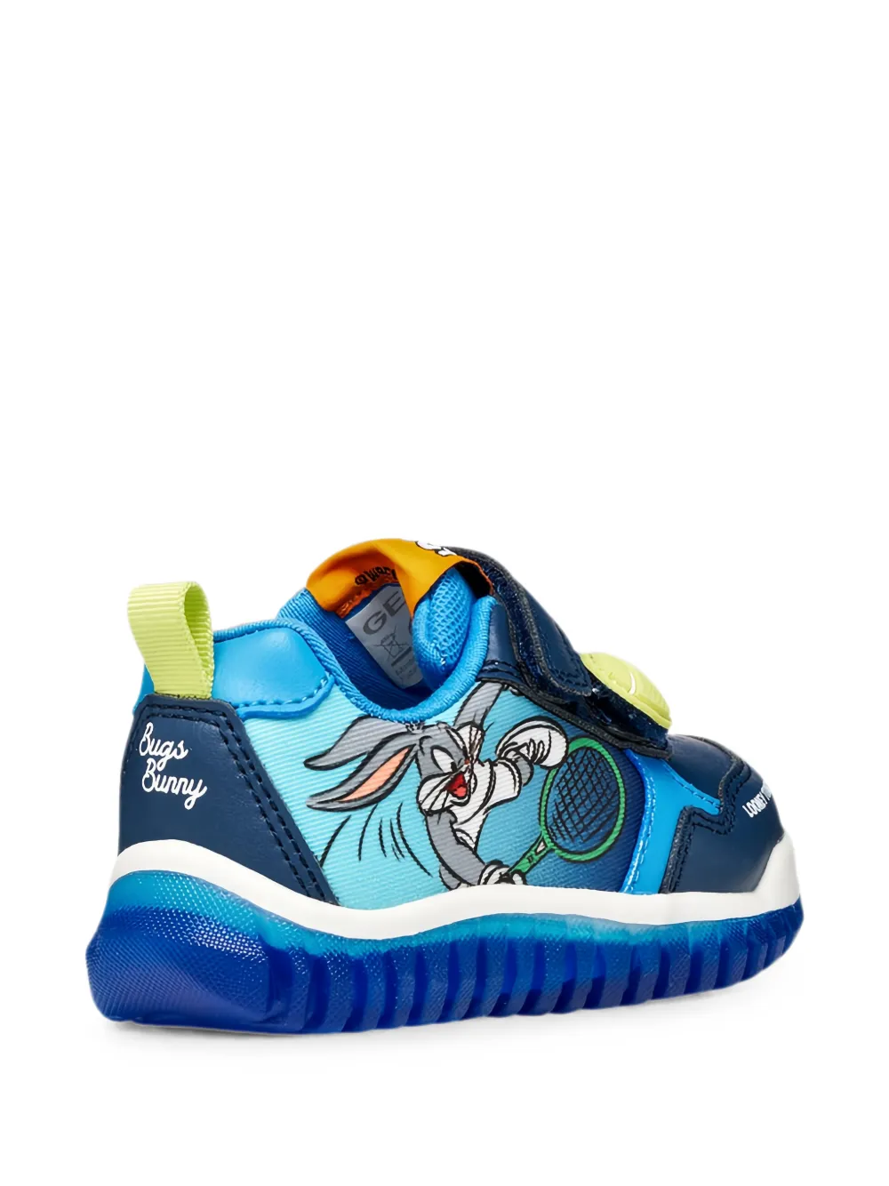 Geox Kids Lightyloo Bugs Bunny touch-strap sneakers Blauw