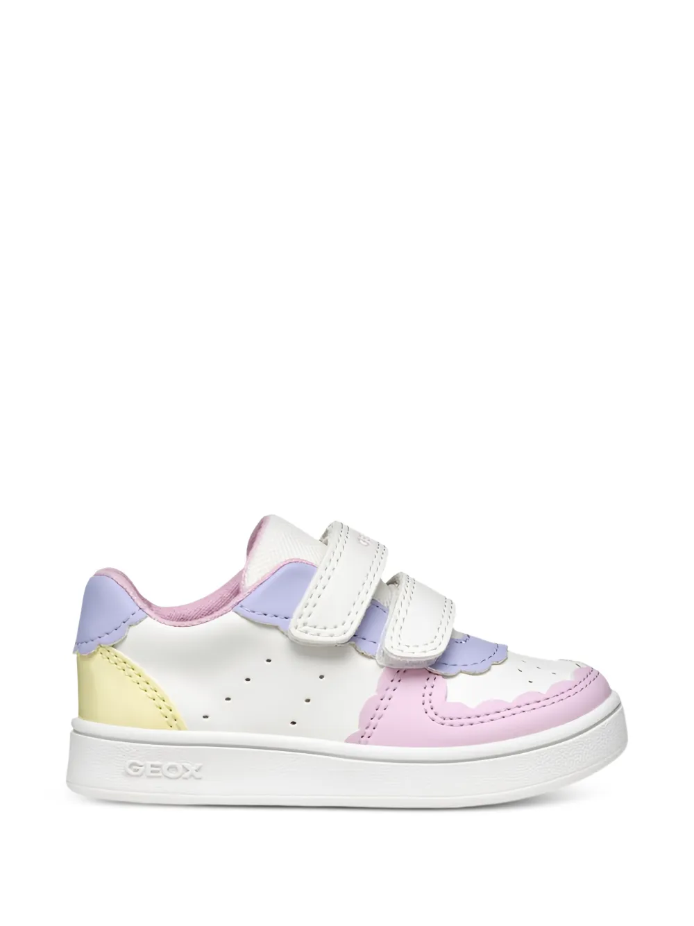 Geox Kids Eclyper touch-strap sneakers Wit