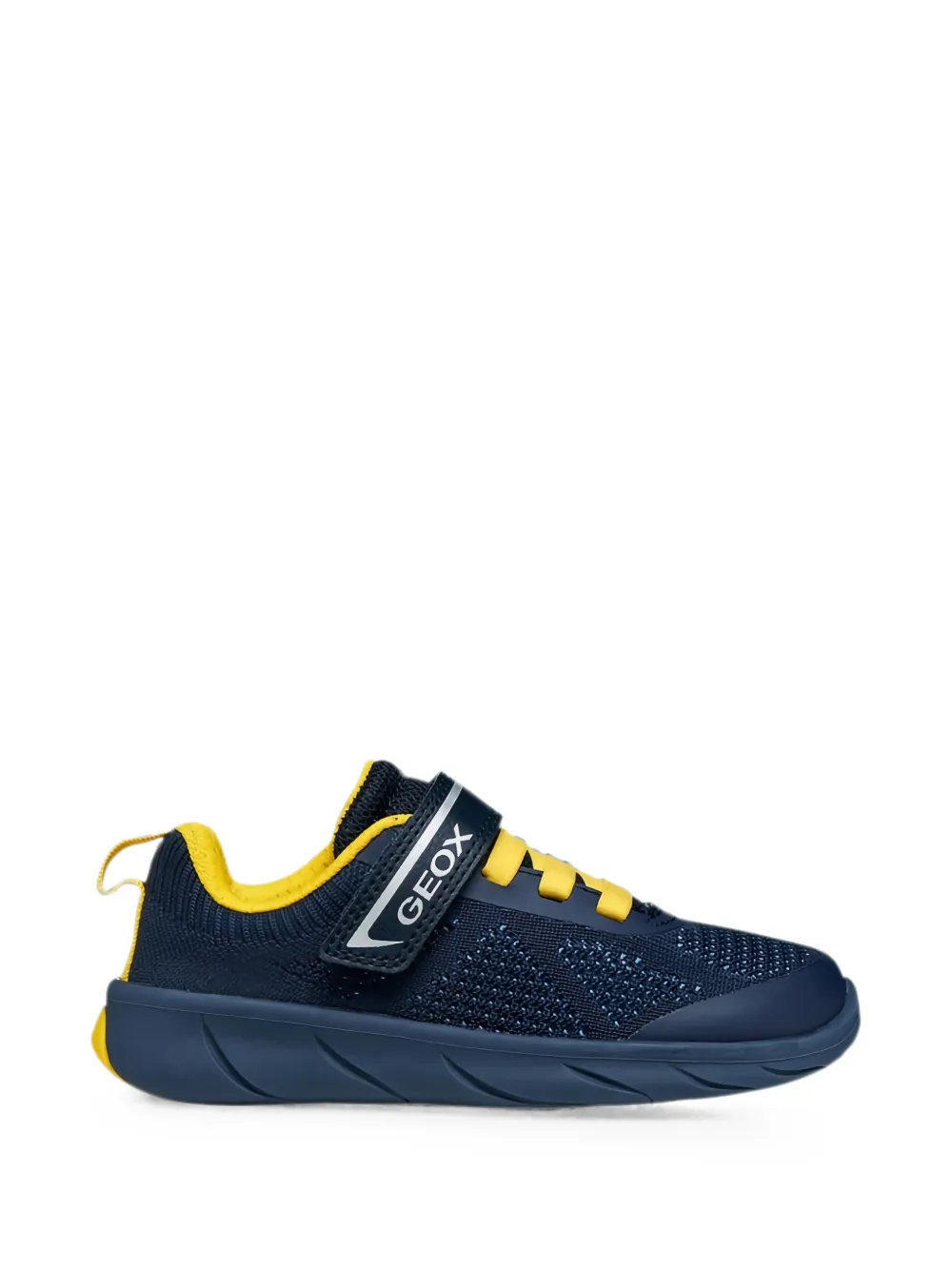 Geox Kids Foot-Run touch-strap mesh sneakers Blauw