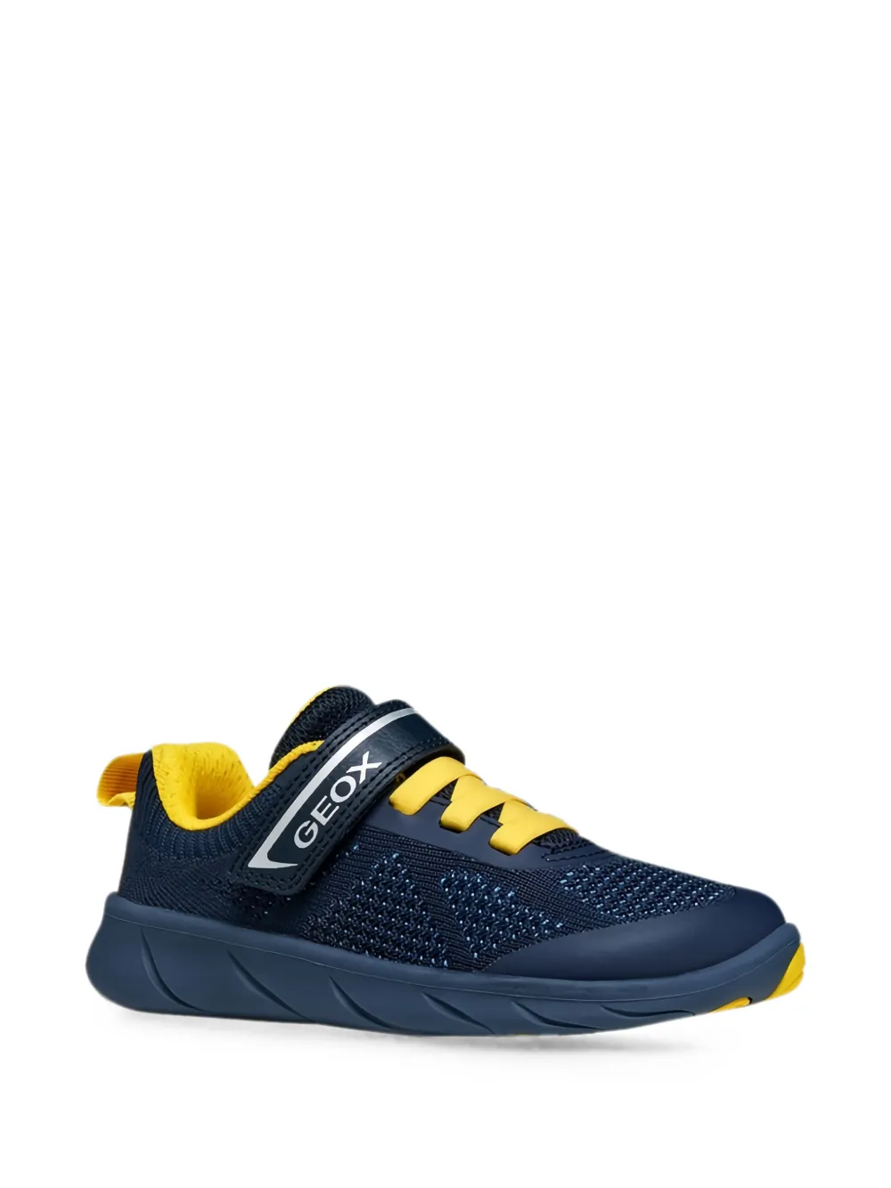 Geox Kids Foot-Run touch-strap mesh sneakers - Blu