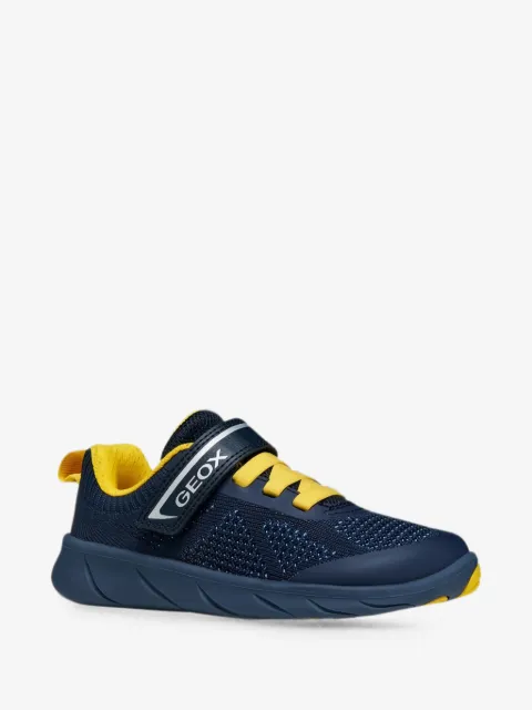 Geox Kids Foot-Run Mesh-Sneakers mit Klettverschluss