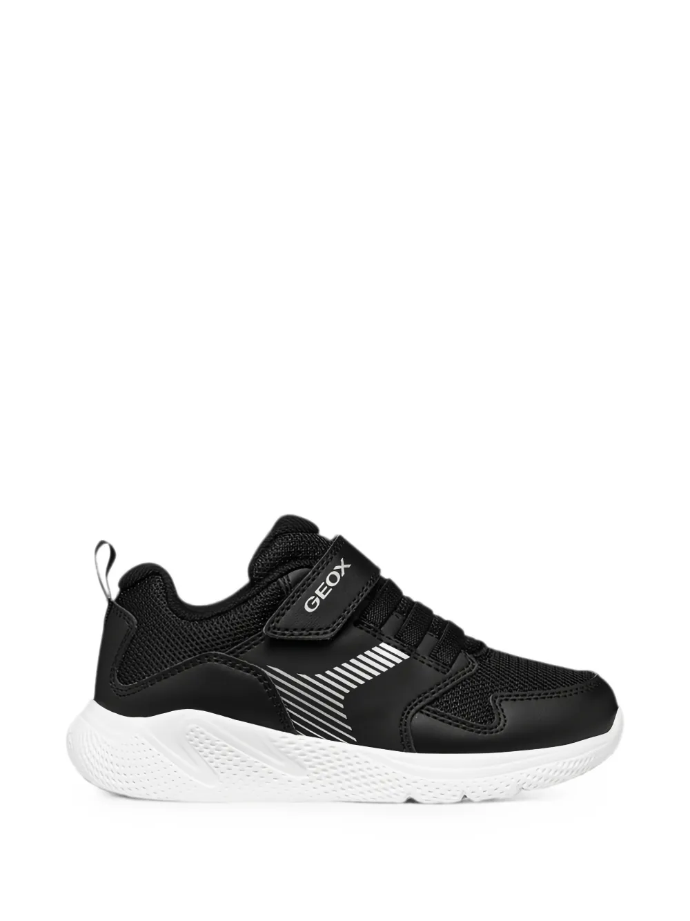 Geox Kids Sprintye panelled touch-strap sneakers Zwart