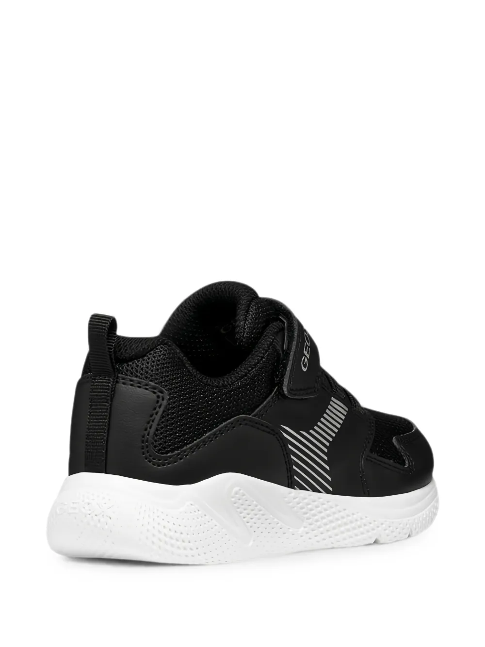 Geox Kids Sprintye panelled touch-strap sneakers Zwart