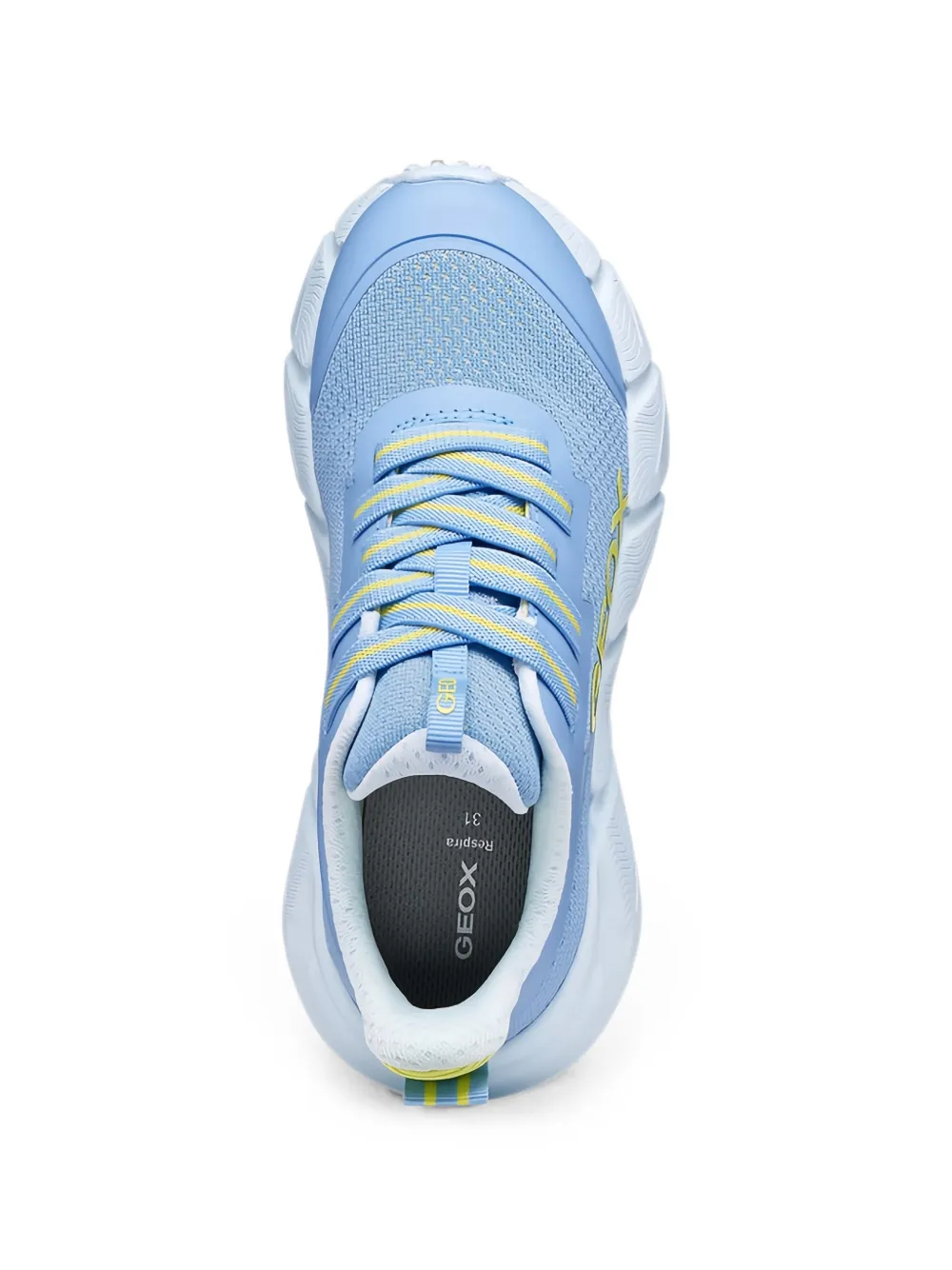 Geox Kids Flexyper Fast logo-print sneakers Blauw