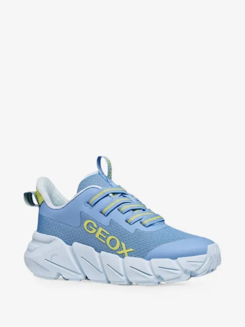 Geox Kids Flexyper Fast logo-print sneakers