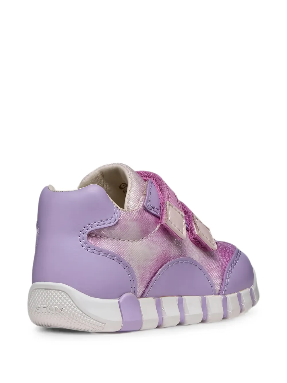 Geox Kids Iupidoo touch-strap sneakers Paars