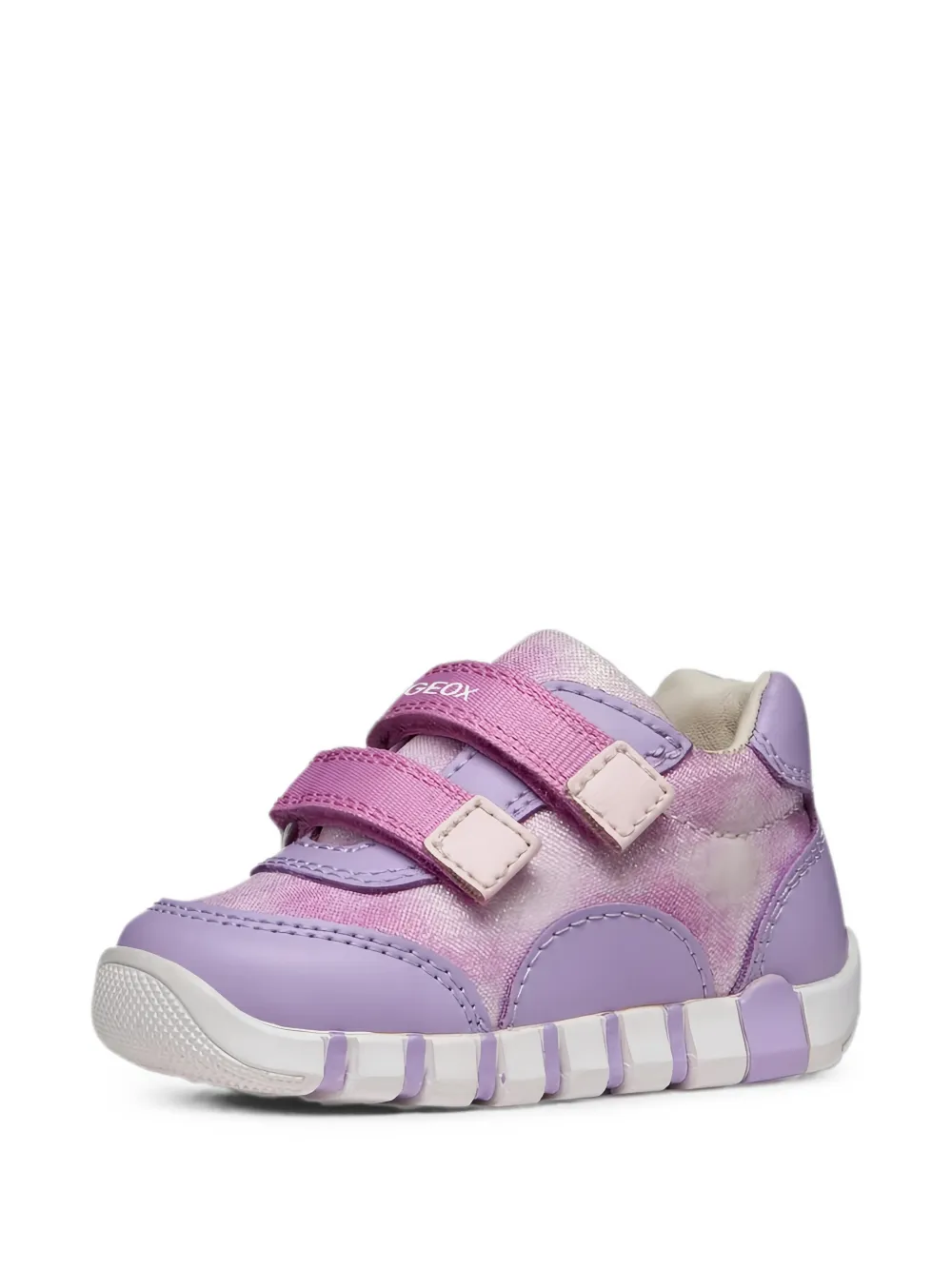 Geox Kids Iupidoo touch-strap sneakers Paars