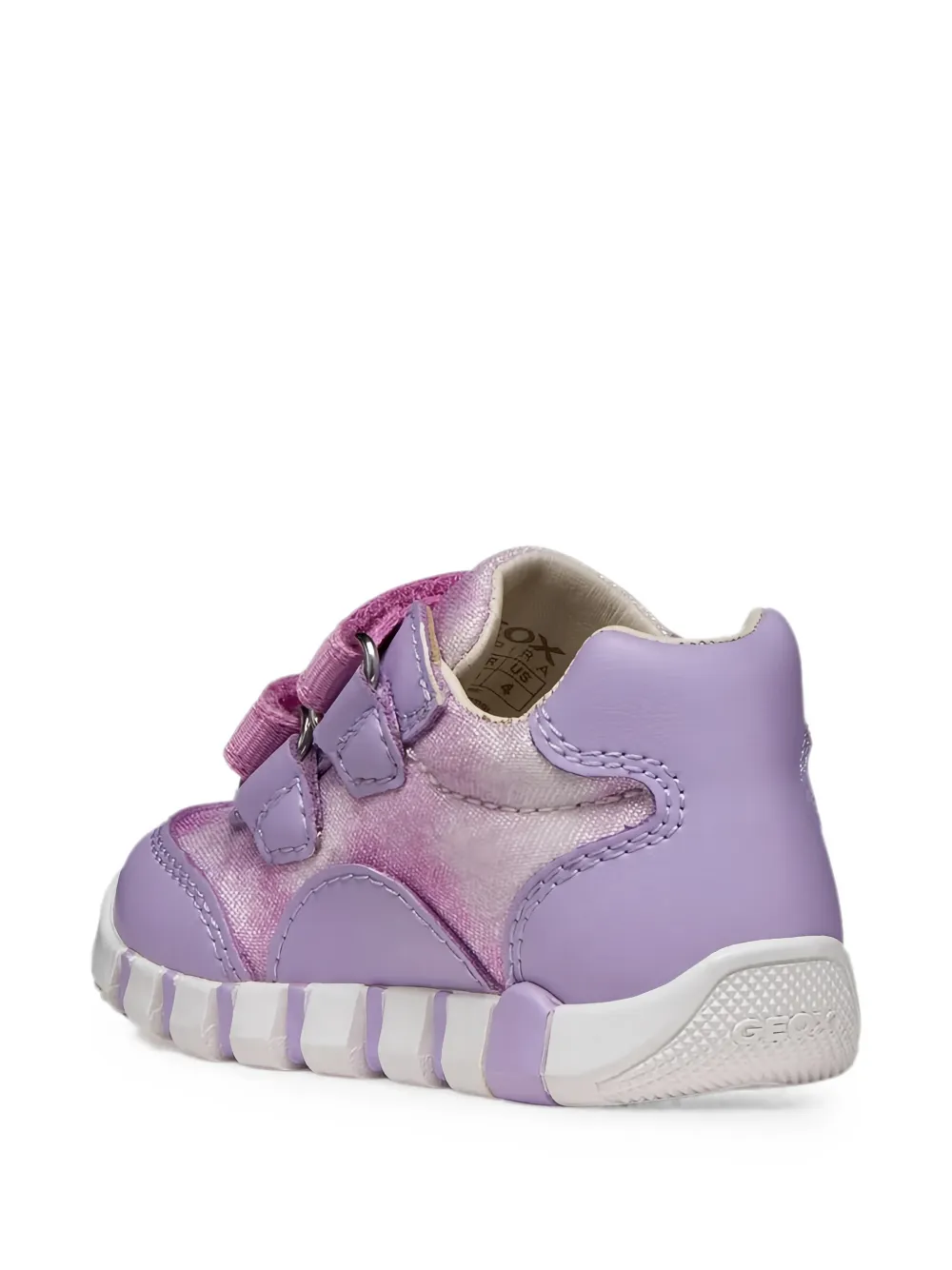 Geox Kids Iupidoo touch-strap sneakers Paars