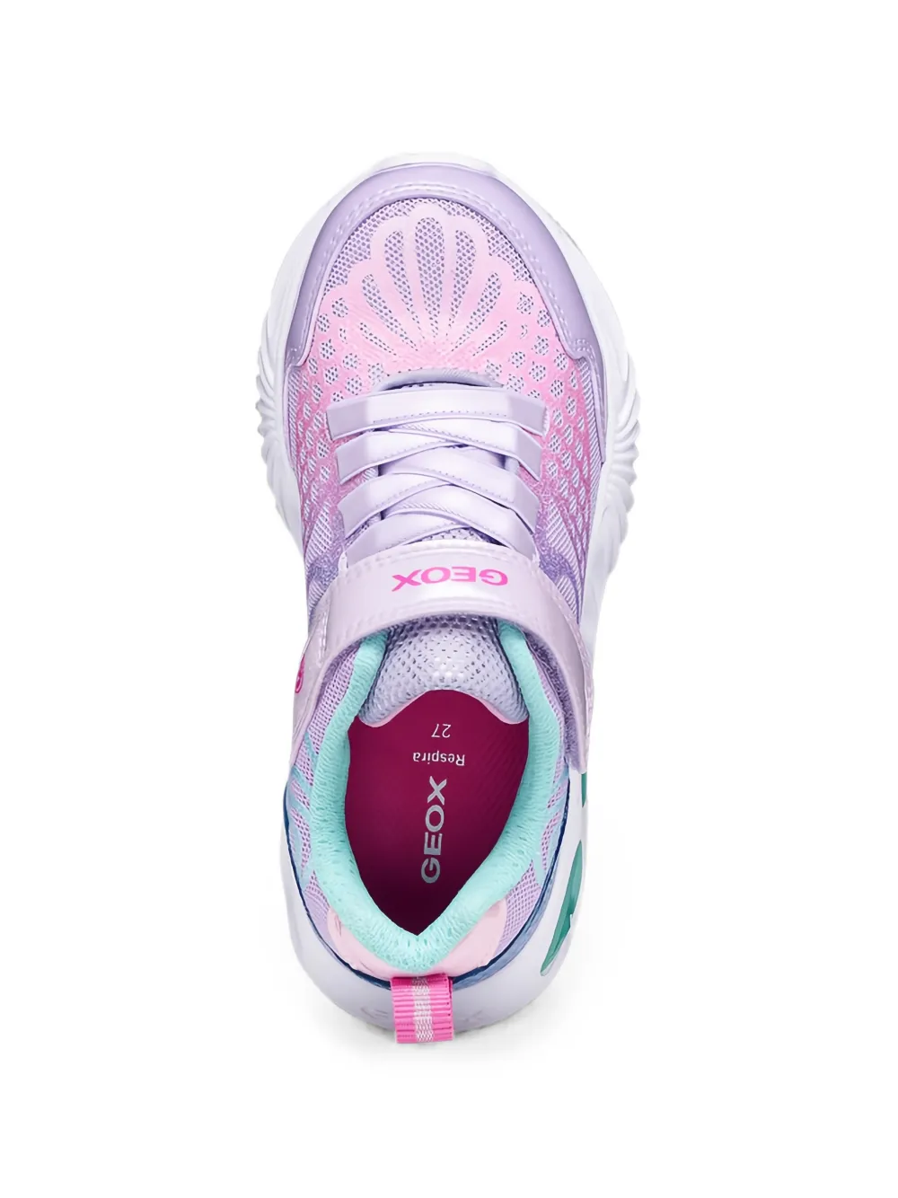 Geox Kids Assister touch-strap sneakers Paars