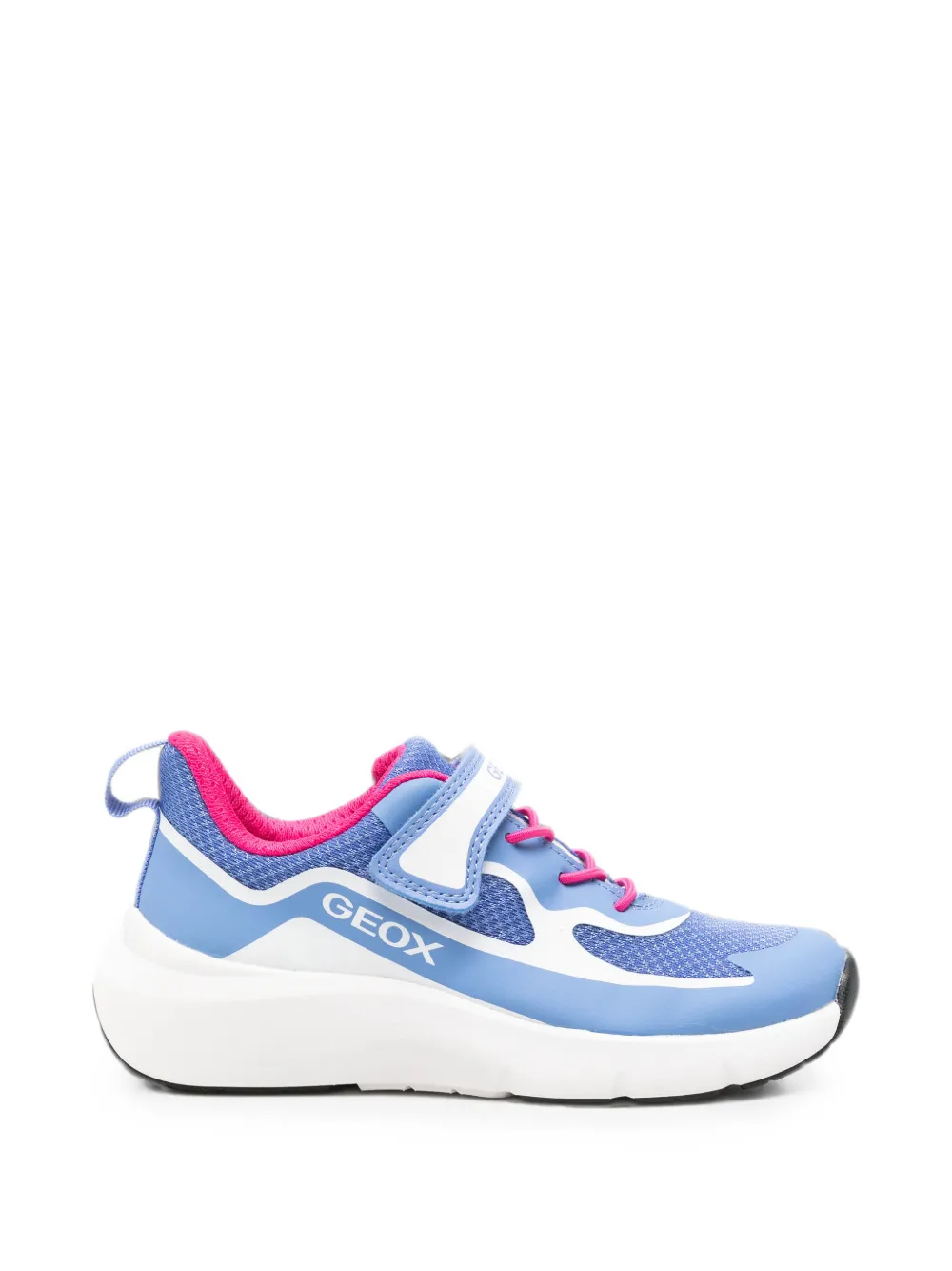 Geox Kids Sneakers met klittenband Blauw