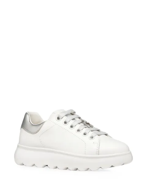 Geox Kids Puffypop leather sneakers