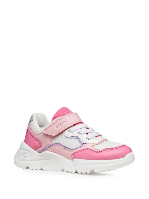 Geox Kids Loftus touch-strap mesh-panel sneakers