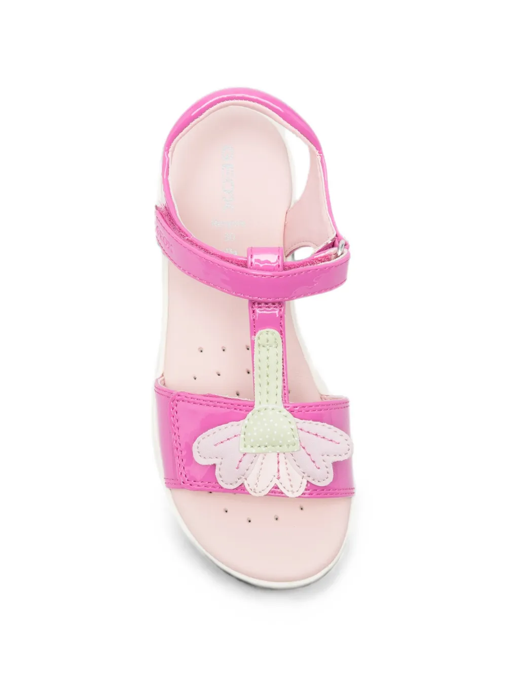 Geox Kids Joyfoot sandalen met bloemenpatch Roze
