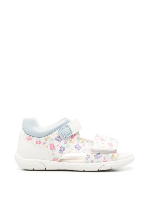 Geox Kids Zapito bear-print touch-strap sandals