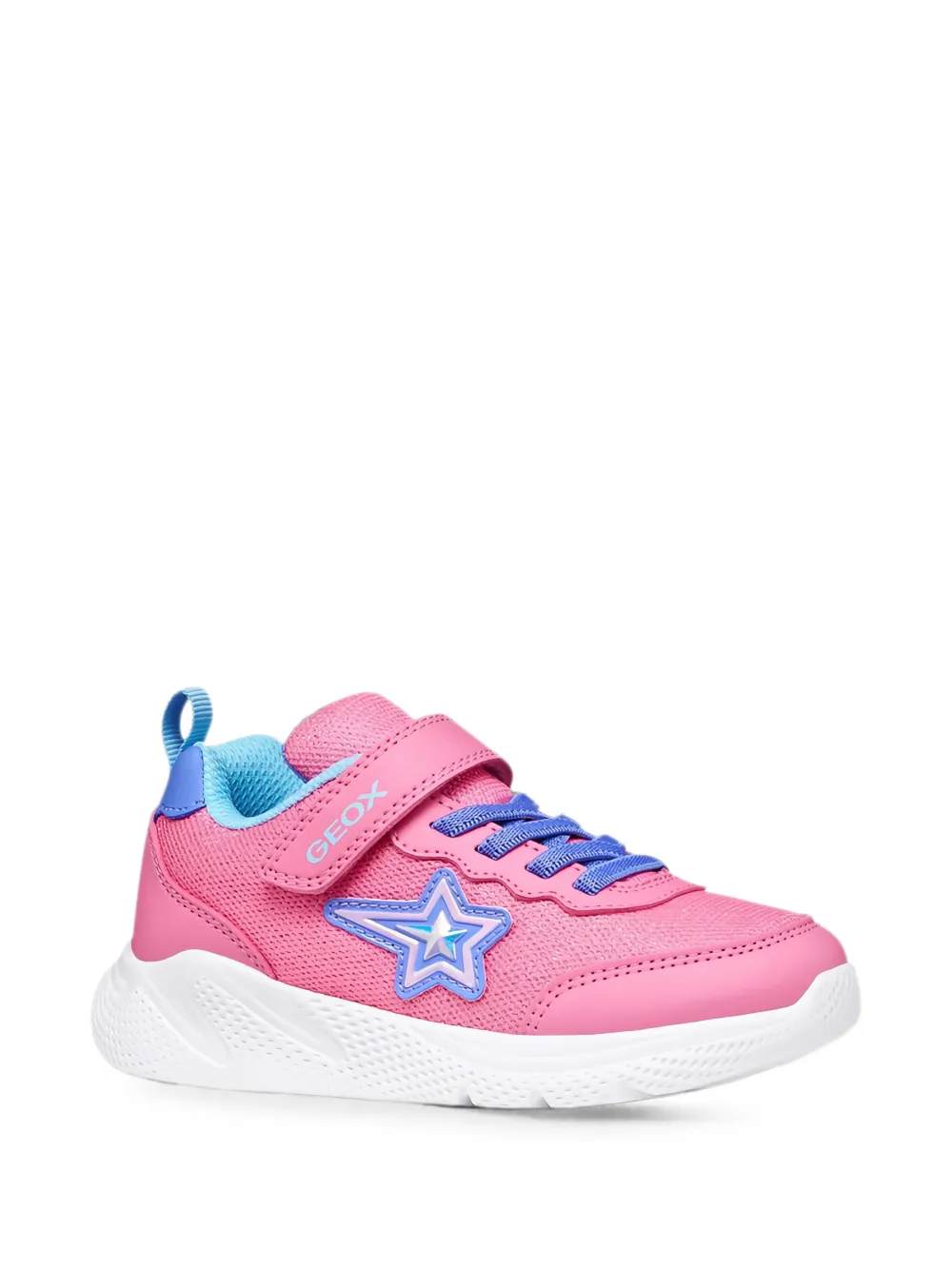 Geox Kids Sprintye star-patch sneakers Roze