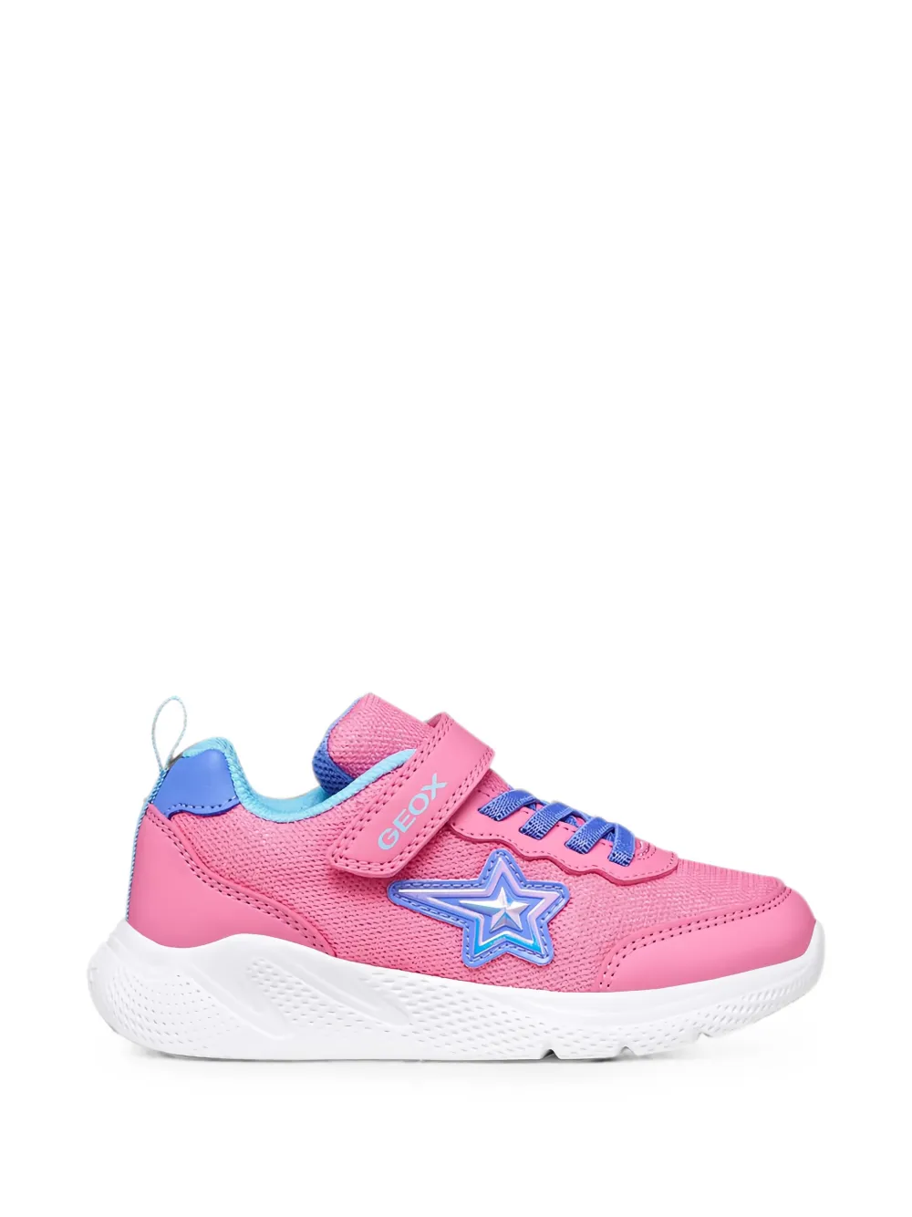 Geox Kids Sprintye star-patch sneakers Roze