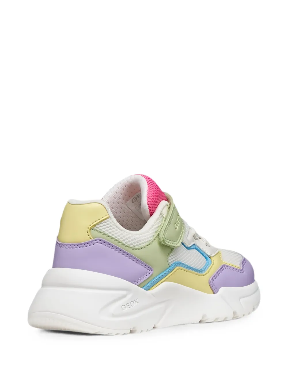 Geox Kids Loftus touch-strap sneakers Wit