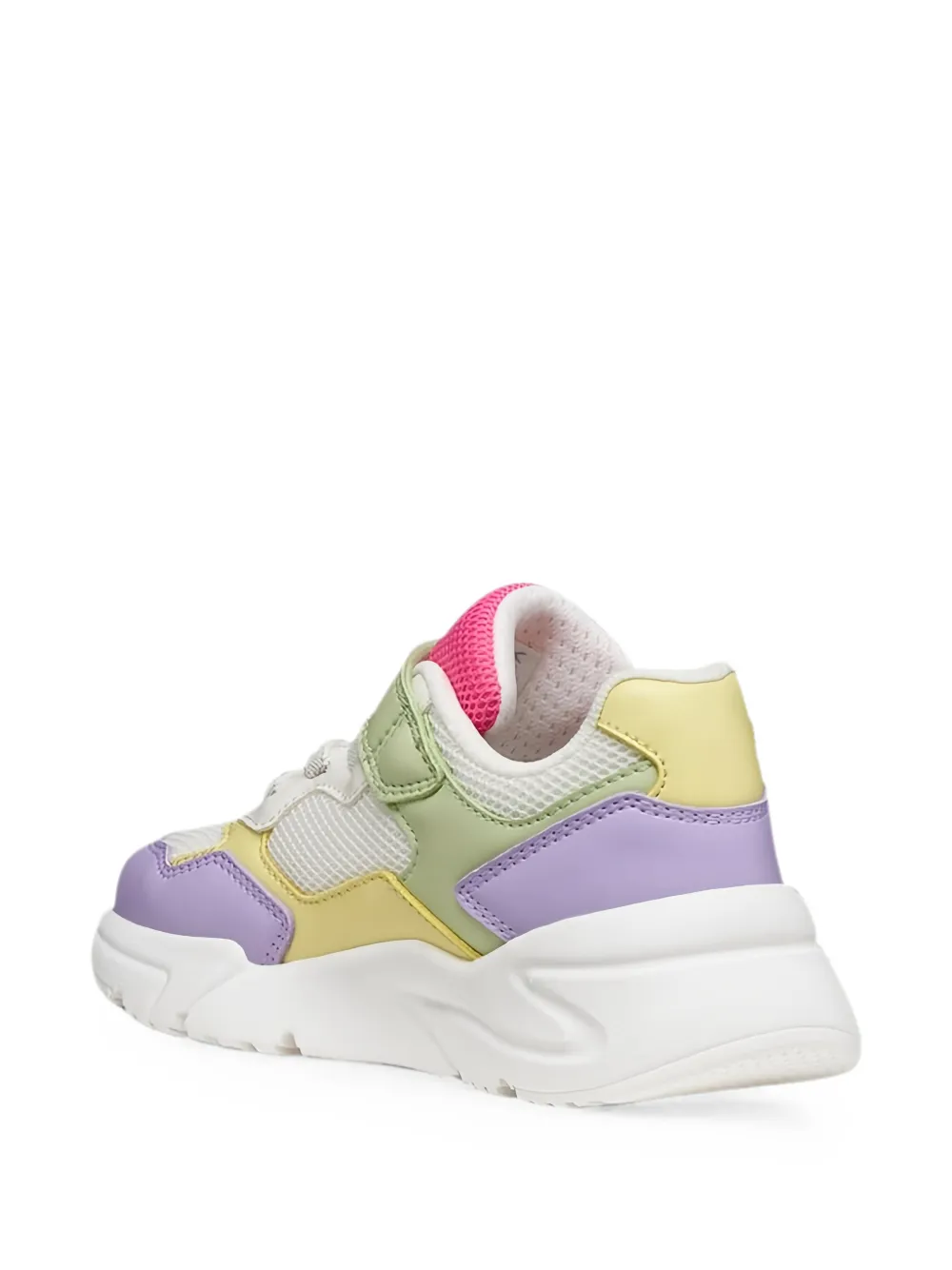 Geox Kids Loftus touch-strap sneakers Wit